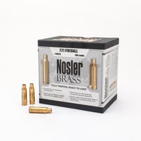 Nosler Unprimed Brass Rifle Cartridge Cases 100/ct .221 Fireball | 054041100786